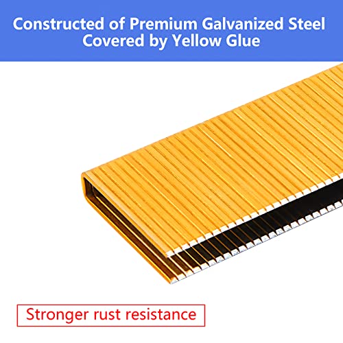 SimCos 18GA 1/4" Narrow Crown Staples 1/2",3/4",1",1-1/4",1-1/2",2000 PCS by SimCos - Used condition - Image 5