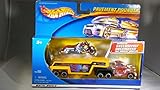  Hot Wheels Pavement Pounder Duncans Motorcycles Bike, Custom Muscle Bikes Trailer, and Hot Wheels Truck Set by Hot Wheels
