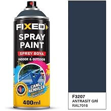 FIXED Sprey Boya, Akrilik Antrasit Gri RAL7016,   ve D  Mekan, 400ml