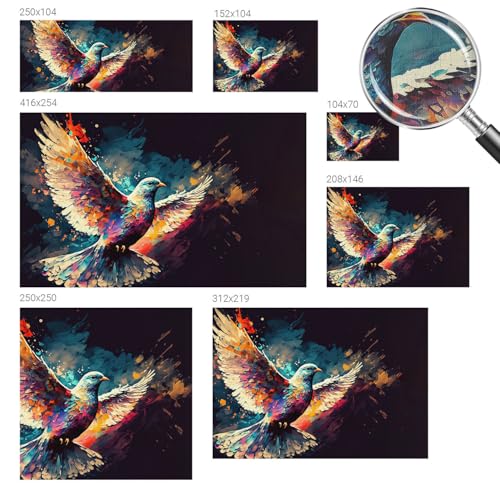 Vinilos decorativos autoadhesivos con estampados de pájaros 6