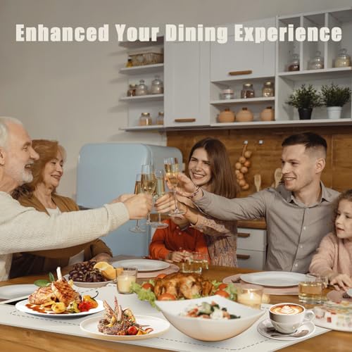 Dollox Food Warming Mat, Electric Warming Mats for Food Warming Tray for Buffet Roll Up Food Warmer Full Surface Heating Silicone Warming Mat with 4 Heat Levels for Parties Gatherings Holidays Daily by Dollox - Used condition - Image 6