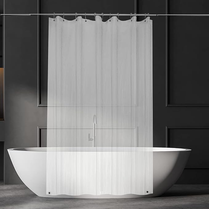 ZEMAHOME Short Size PEVA Plastic Shower Curtain Liner