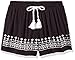 My Michelle Big Girls' Soft Shorts with Embroidered Hem and Drawstring with Tassels