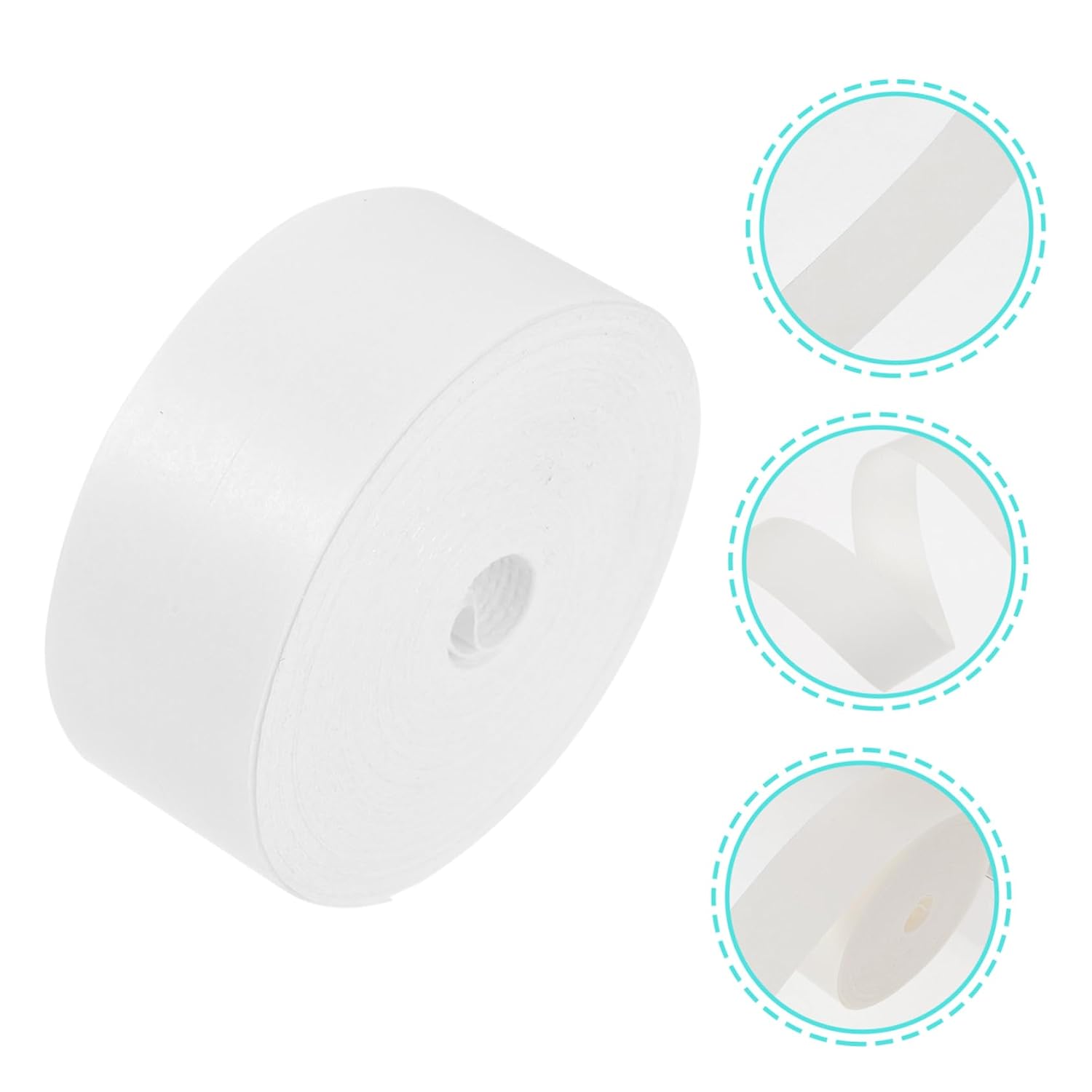 2 Rolls Invisible Hat Sweat Absorption Pads Self Adhesive Sweat Pads for Shirts Comfortable Collar Protectors Stain for Men Women Random Color Random Color