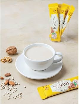 Amazon.com : LENITH Korean Almond Walnut Job's tear Tea Yulmu Cha