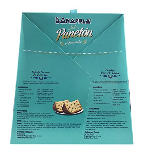 D'Onofrio Paneton D’Onofrio Traditional Fruit Cake- Gourmet Peruvian Panettone Dessert Bread- 31.7 Oz/ 1.98 Lb (898 Grams)- Peruvian Food Product thumb #1
