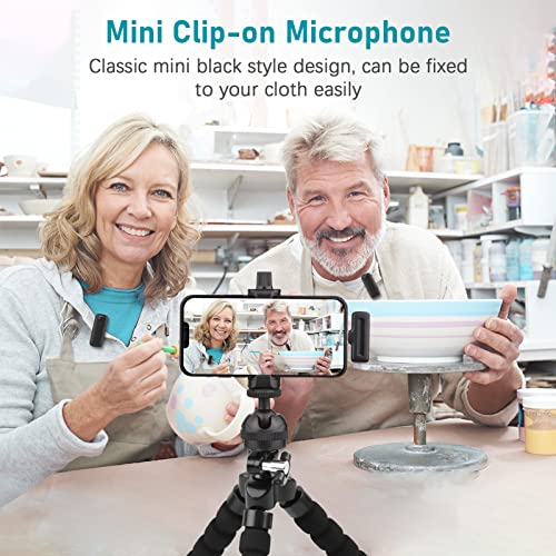 Microfone sem fio,mewmewcat Microfone sem fio,Sistema de microfone sem fio portátil de um gatilho-do