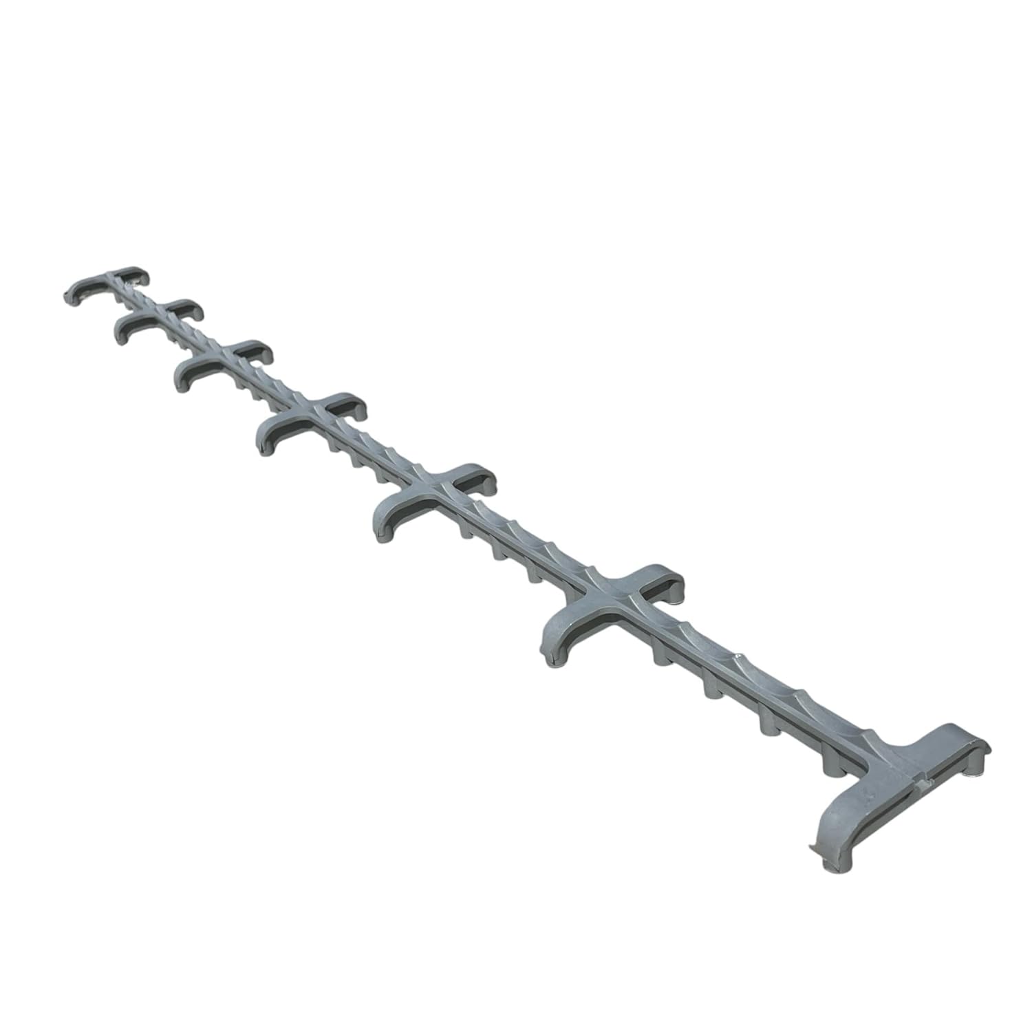 Sandbaggy Plastic Slab Bolster - Continuous Rebar Support Chair - Snap & Lock Ends, Flexible Design - 29 Rebar Capacity (100, 3/4 in x 2.5 ft (H x L))