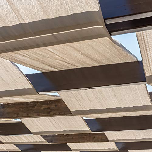 Easy Gardener 81020R Sun Screen Fabric, 6Ft X 20Ft, Chocolate #TOP2