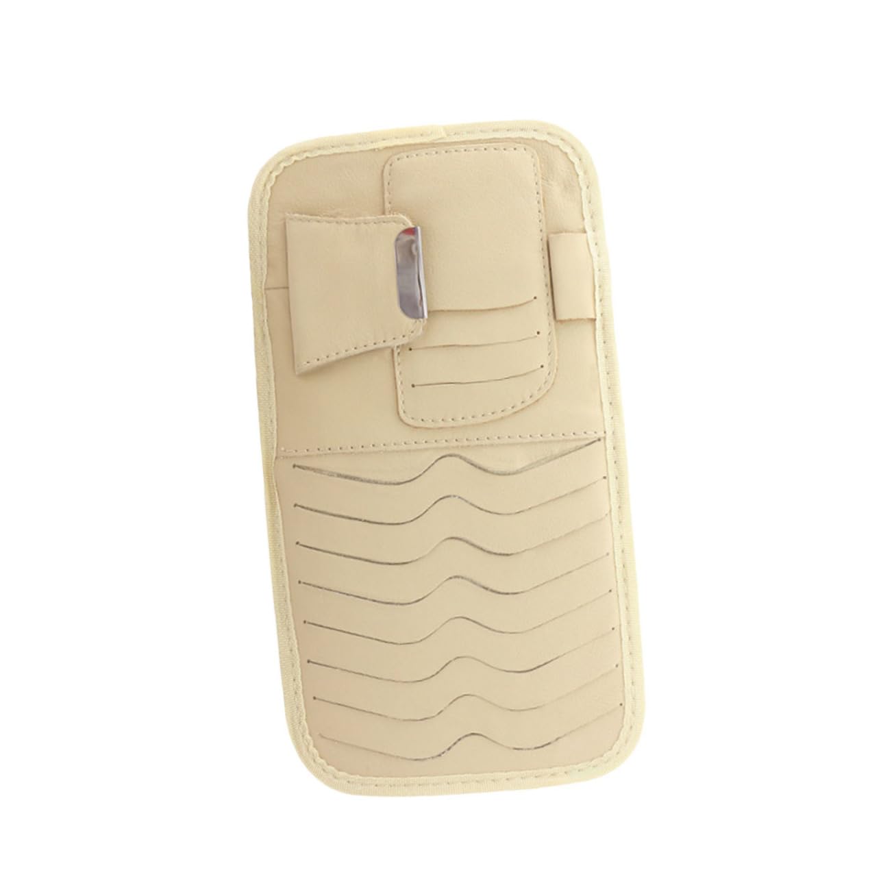 ibasenice 3St Aufbewahrung der Sonnenblende im Auto LKW- -Organizer Kunst runder Filz Sonnenblende für auto Halter Rechnung falten Wagen Autoclip Brillenclip Clip für Sonnenblende