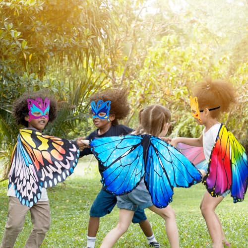 Disfraz Alas de Mariposa para Niñas y Niños 3-9 Años miniatura 3