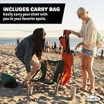 Cascade Mountain Tech Folding Camp Chair for Camping, Beach, Picnic, Barbqeues, Sporting Events with Carry Bag - Image 6