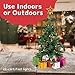 Prextex 23-Inch Mini Christmas Tree with Lights- Small Holiday Tree with Ornaments, Star Topper, and Gift Boxes- Easy Setup Table Decorations for Home, Office, and Indoor Festive Displays