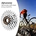 Pyhodi 5-speed Flywheel, Bike Cassette Sprocket, 14T-28T Bike Rear Multistage Flywheel, Road Bike Sprocket, High Freewheel and Good Impact Resistance for Mountain Bike
