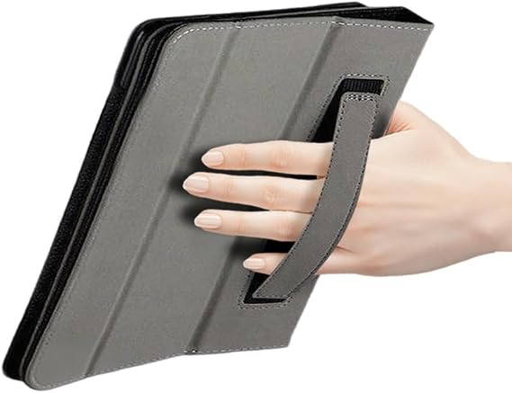 Case for 7 Onyx Boox Go Color 7 (Gen 1/2, 2024/2025) / Boox Go 7 & Boox Page e-Reader Cover Ultra-Thin Enhanced Auto Sleep/Wake Case Cover Elastic rope (black)