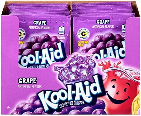Kool-Aid Lemonade Flavored Unsweetened Caffeine Free Drink Mix, 48 Count (Pack of 2)