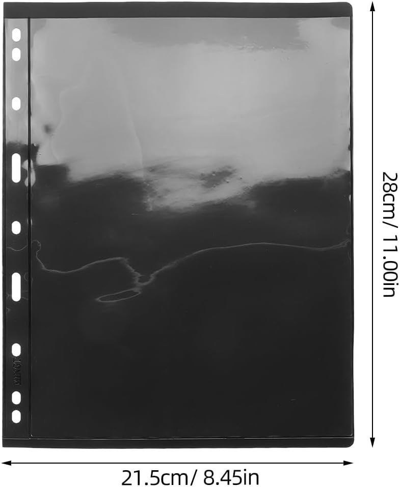 Didiseaon 10 Inner Pages for Stamp Album Inserts for Stamp Collection for Binder Album