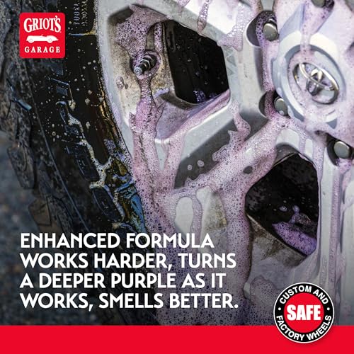 Griot's Garage Heavy-Duty Wheel Cleaner for All Wheel Finishes, Breaks Down and Removes Stubborn Brake Dust and Grime, PH Balanced, Non-Acidic, 10973, 22oz by Griot's Garage - Image 5