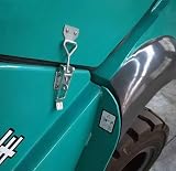 1 szt. Zacisk przegubowy zatrzask Heavy Duty zatrzask przegubowy metalowa blokada przegubowa metalowe zatrzaski przełączne zatrzask zatrzaskowy zamocuj kłódkę do bagażu(A)