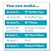 Fairfield The Original Poly-Fil, Premium Polyester Fiber Fill, Soft Pillow Stuffing, Stuffing for Stuffed Animals, Toys, Cloud Decorations, and More, Machine-Washable Poly-Fil Fiber Fill, 5 lb Box