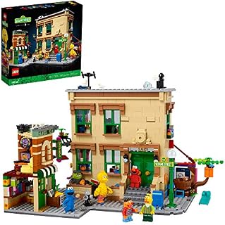 LEGO Ideas 123 Sesame Street 21324 Building Kit; Awesome Build-and-Display Model for Adults