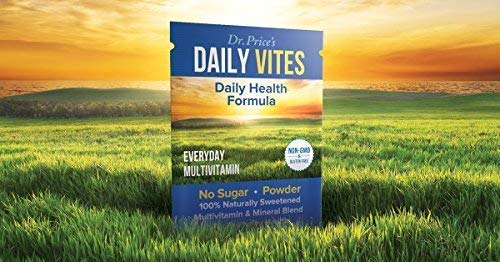 Daily Vites Multivitamin For Men And Women | Mineral Powder Supplement, Vitamin B, C And D, Biotin, Zinc, Iron | Drink Mix 30 Packets | Dr. Price's Vitamins | No Sugar Vegetarian Non-Gmo Gluten-Free #TOP7
