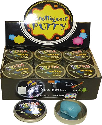 Van Manen Putty 62015 Inteligente plastilina la Oscuridad, para en Lata de Metal de 40 gr