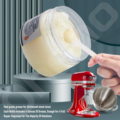 4 oz Food Grade Grease for kitchenaid Stand Mixer, Universally - Compatible with Kitchen Stand Mixer - Maintain The Performance of Your Machine and Extend Service Life, with 9709511 4162324 Gasket - Thumbnail 4