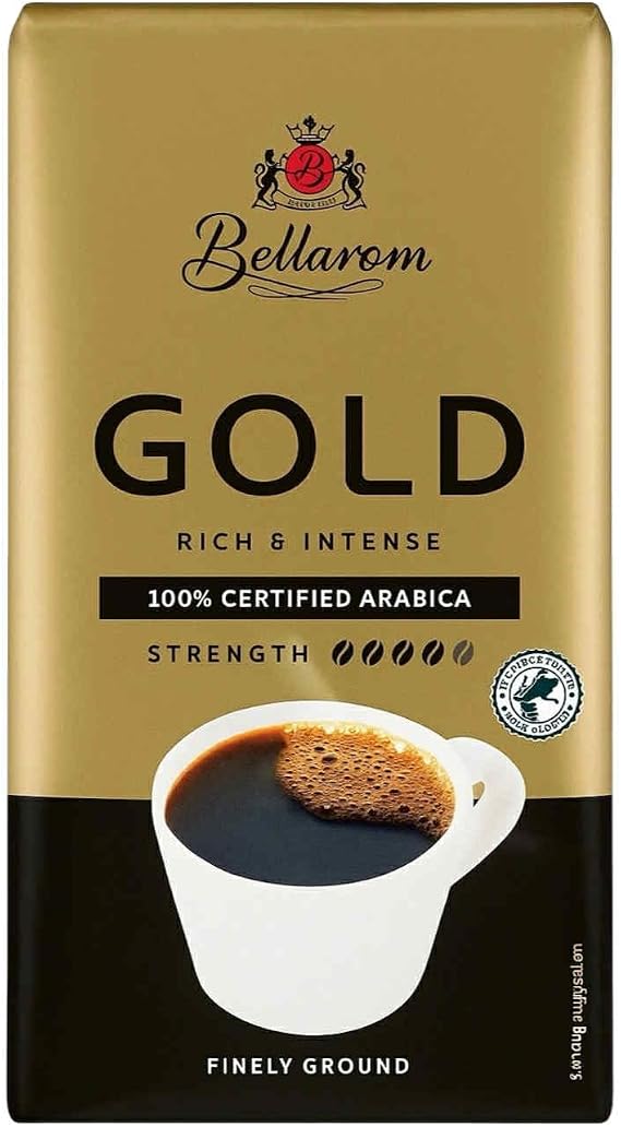 Lunexa Bundle – 3 x Bellarom Gold Ground Coffee 500g | 100% Arabica | Rich & Intense Roast | Finely Ground