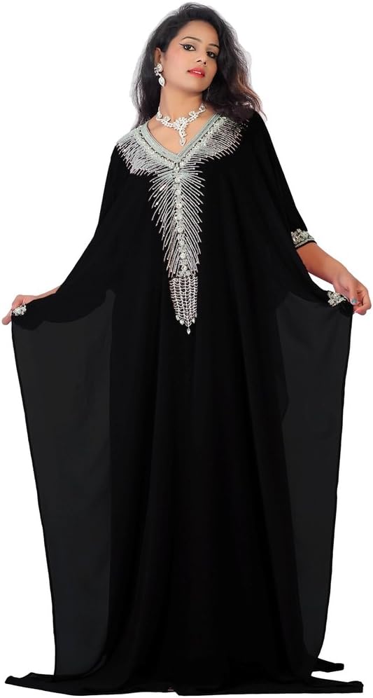 Leena Dubai Very Fancy Kaftan Luxury Crystal Beaded Caftan Abaya Wedding Dress