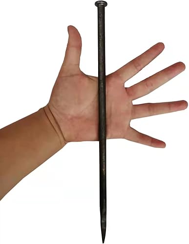 Estacas de paisaje, estacas de anclaje de bordes de paisaje de metal, estaca de anclaje de bordes de pavimentación de paisaje de 12 pulgadas para