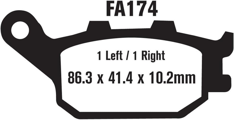 EBC Brakes EBPCK1007 Complete Double-H Sintered Brake Pad Change Kit