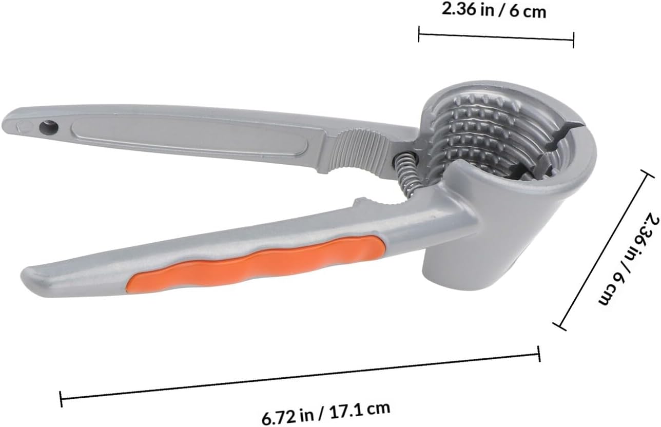 Portable Walnut Clip Aluminium Alloy Nut Cracker for Walnuts Hazelnuts