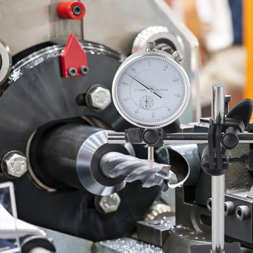 Magnetstativ Messstativ für Messuhr, Einstellbare Magnetischer Messstativ Magnet-Messstativ mit Messuhr Basis Halter Flexibler Magnetfußhalter Einstellbares Magnetmessstativ Magnetfuss Stand