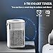 Portable Air Conditioners, 3-1 Mini Evaporative Air Cooler w/Remote, 1.2L Water Tank & 2 Ice Packs, 1-7H Timer, 5400mAh Battery With USB Charging, Personal Fan For Desktop Home Office Outdoors