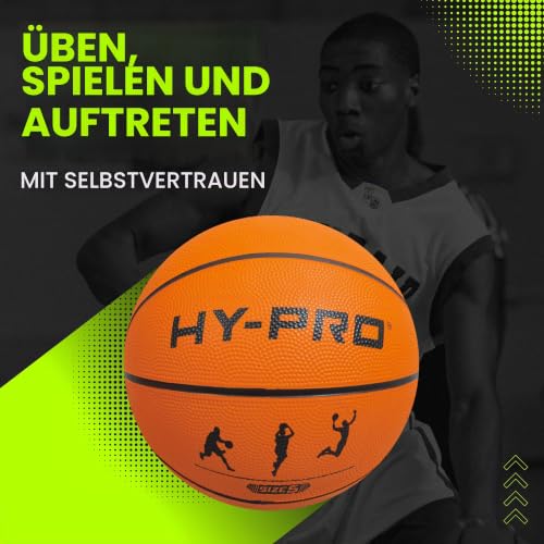 Hy-Pro Größe 5 Basketball Hellbraun – Ansicht 4