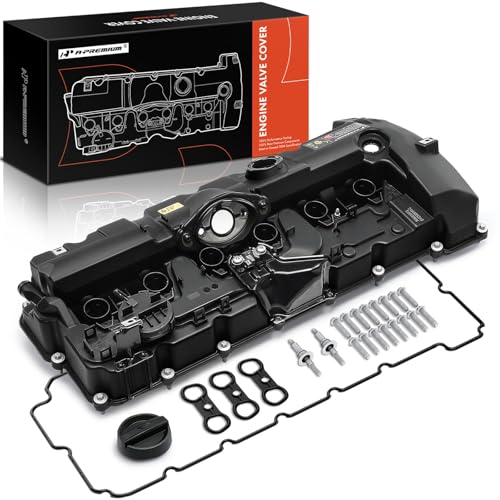 A-Premium Engine Valve Cover - Compatible with BMW Vehicles -