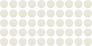 sourcing map 50 bolas de rodamiento de nailon de 7 mm, bola sólida de pulido, precisión G2, color blanco