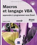 Macros et langage VBA - apprendre à programmer sous Excel