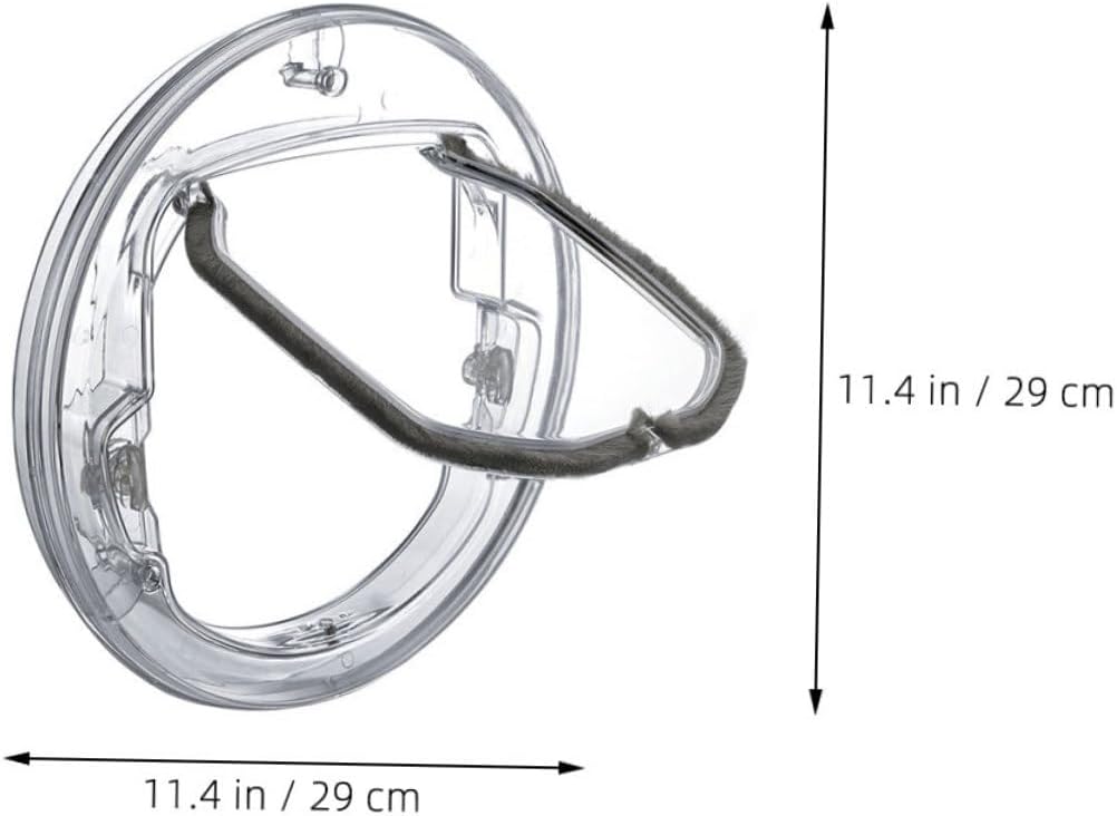 Doggie Door Locking Feature Round Pet Gate for Stairs Pet Supplies Cat Hole Noise Corrosion-Resistant