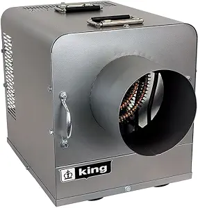 KING PKB2410-1-T-DT Ductable Portable Unit Heater, 10KW / 240V / 1-Ph