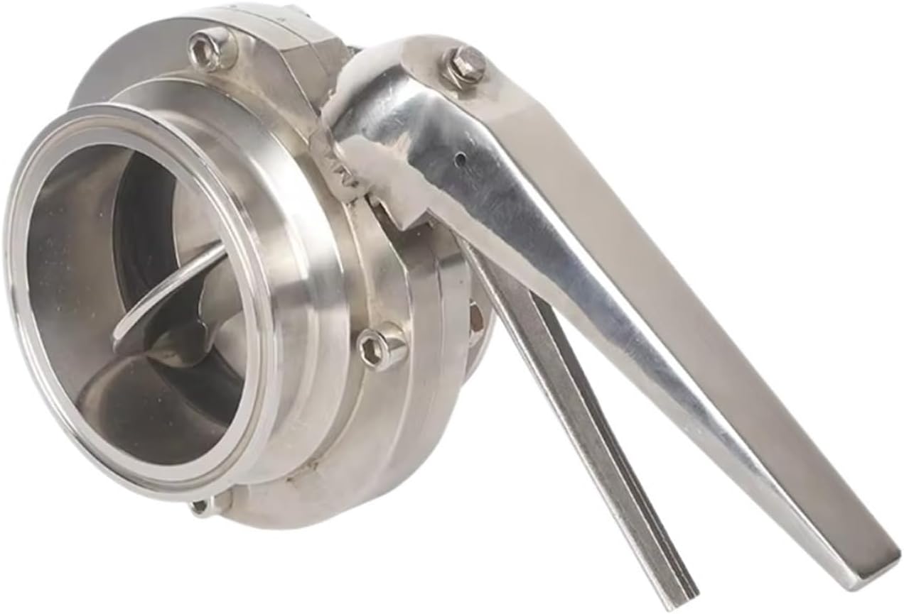 Stainless steel butterfly valve with multi-position handle(Medium voltage-DN10)