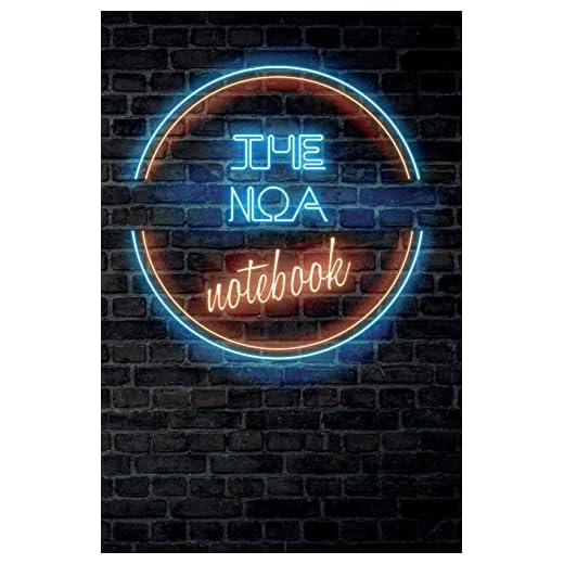 The NOA Notebook: Vintage Blank Ruled Personalized & Custom Neon Sign Name Dotted Notebook Journal for Girls & Women. Wall Background. Funny Desk ... Supplies, Birthday, Christmas Gift for Women.