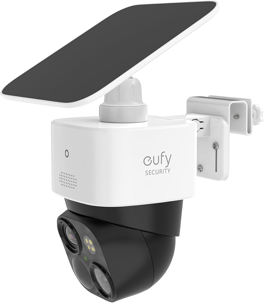 Soporte de montaje para canaletas compatible con Eufy Security SoloCam S340/SoloCam E30/E42, cámara de seguridad solar (1 paquete de color blanco)