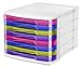 Produktbild CEP 1003980811 Happy Schubladenbox 8 Schübe 398 HM, ultramarin/bambugrün/violett/indienrosa
