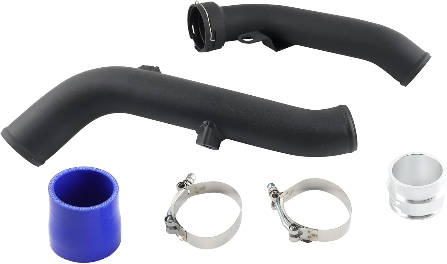 Turbo Pipe Kit Turbo Inlet Pipe Upgrade Aluminum High Flow Turbo Piping Kit Compatible with VW MK5 MK6 GTi Jetta Tiguan Scirocco Compatible with Audi TT A3