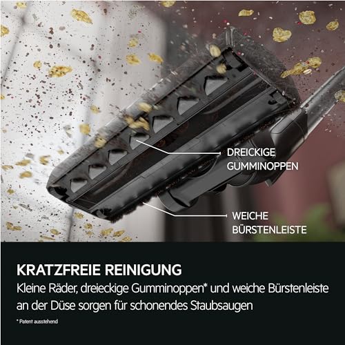 AEG Ultimate 8000 Staubsauger mit Beutel, Testsieger der Stiftung Warentest, hohe Saugleistung, Auto-Modus, Alle Böden, 48% Recyclingkunststoff, 3in1 Düse, HEPA-Filtration, 12m, LED-Licht, AB81U1SW