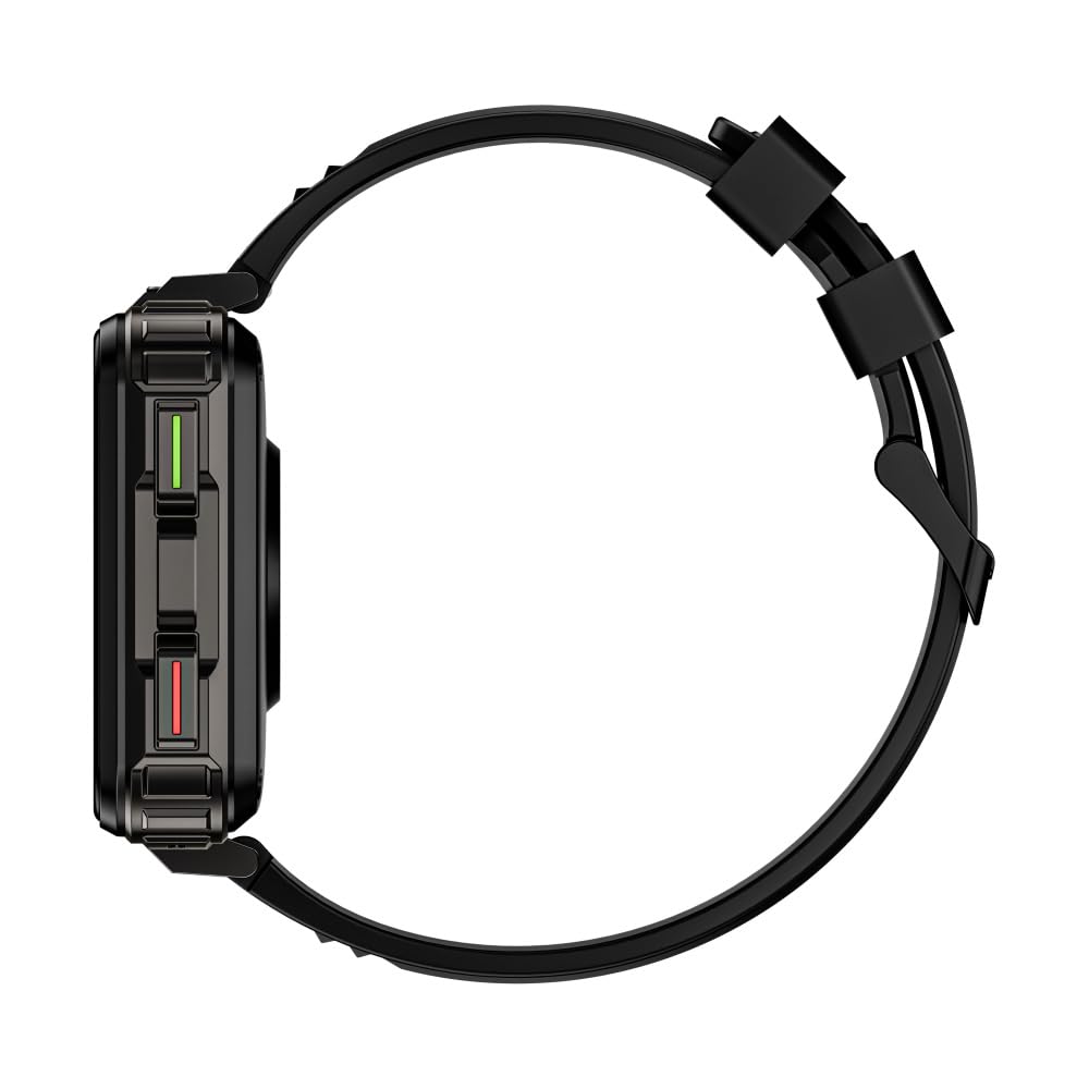 LOKMAT Montre intelligente 4G 6 Go + 128 Go Android Appel téléphonique Téléphone Téléphone Grand écran 2,4" Montre de sport 1500 mAh Double Caméra WiFi Bluetooth GPS Montre intelligente pour homme