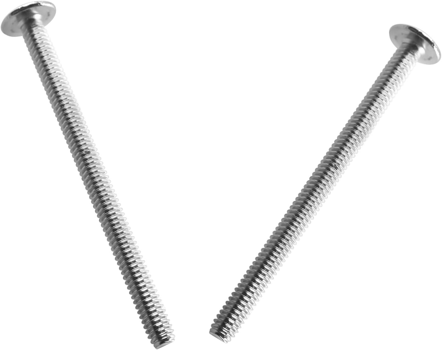 Shower Faucet Escutcheons Screws for Moen 15528 Escutcheon Screws Replacement,Compatible with Moen Shower Faucet Cover Plate,Chrome (2-Pack)