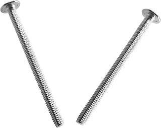 Shower Faucet Escutcheons Screws for Moen 15528 Escutcheon Screws Replacement,Compatible with Moen Shower Faucet Cover Plate,Chrome (2-Pack)